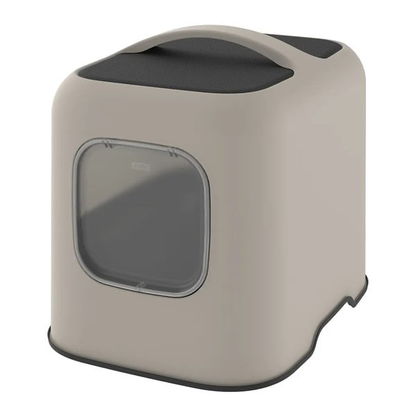 Beżowy zestaw kuwety i łopatki Biala – Rotho-image-1