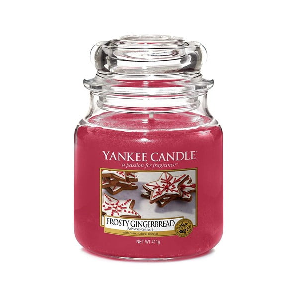 Świeczka zapachowa Yankee Candle Frosty Gingerbread, 65 h