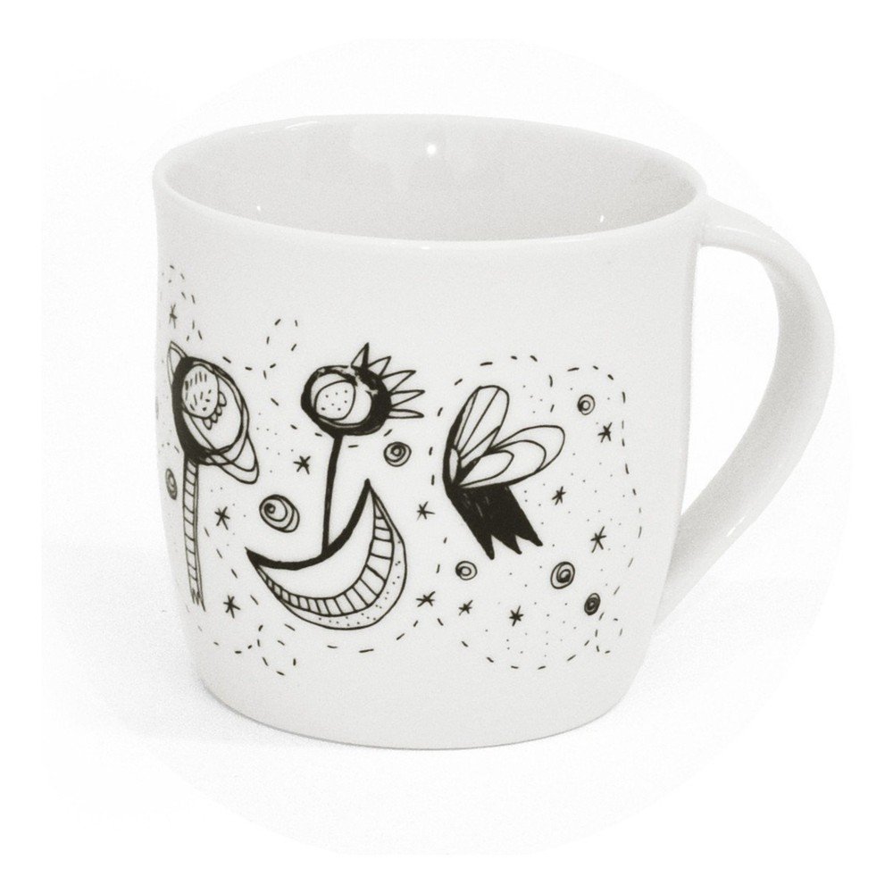 Biały porcelanowy kubek 260 ml Domov tu – Bonami