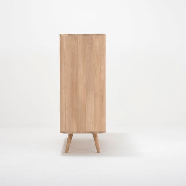Komoda z drewna dębowego Gazzda Ena Two, 135x42x110 cm-image-4