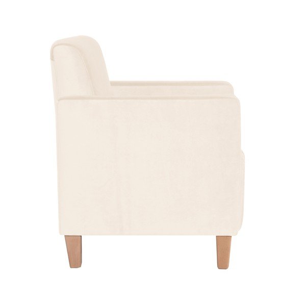Kremowy fotel Max Winzer Milla Velvet-image-1