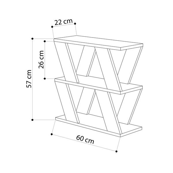 Biały podręczny stolik Lazena White-image-2