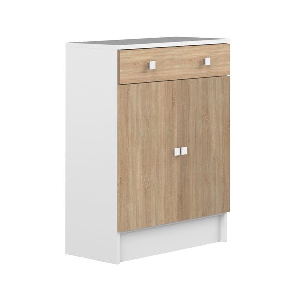 Szafka łazienkowa w dekorze drewna dębowego TemaHome Combi-image-3