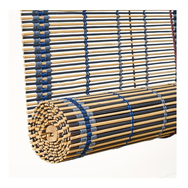 Niebiesko-brązowa roleta bambusowa 90x180 cm Natural Life – Casa Selección-image-2