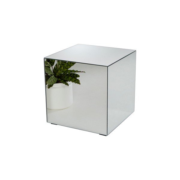 Szklany stolik 45,5x45,5 cm Cube – Ellos Home-image-4