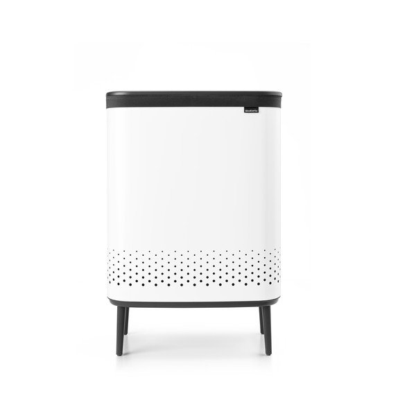 Biały metalowy kosz na pranie 90 l Bo Hi – Brabantia-image-4