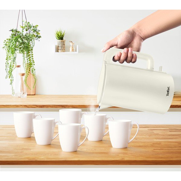 Kremowy czajnik elektryczny 1,5 l Thermo Protect KO140AE0  – Tefal-image-4