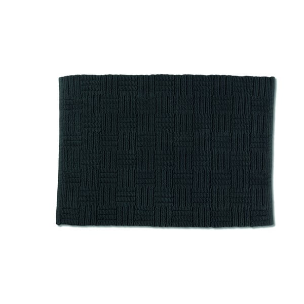 Ciemnoszary bawełniany dywanik łazienkowy Kela Leana, 55x65 cm