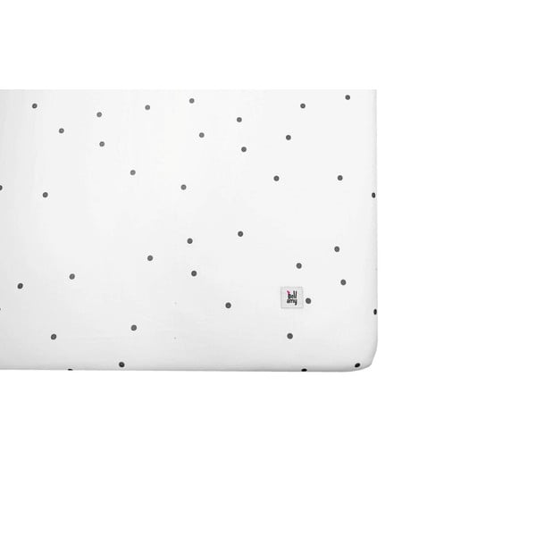 Bawełniane jednoosobowe prześcieradło dziecięce 200x90 cm Piggy − BELLAMY-image-2