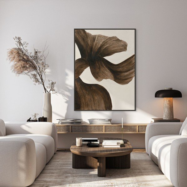 Ręcznie malowany obraz z ramą w zestawie/na płótnie 91x121 cm Astra – Malerifabrikken-image-1