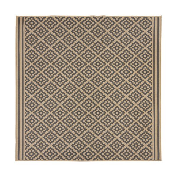 Szaro-beżowy dywan odpowiedni na zewnątrz 200x200 cm Moretti – Flair Rugs