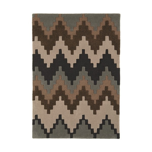 Wełniany dywan Matrix Cuzzo Chocolate 160x230 cm