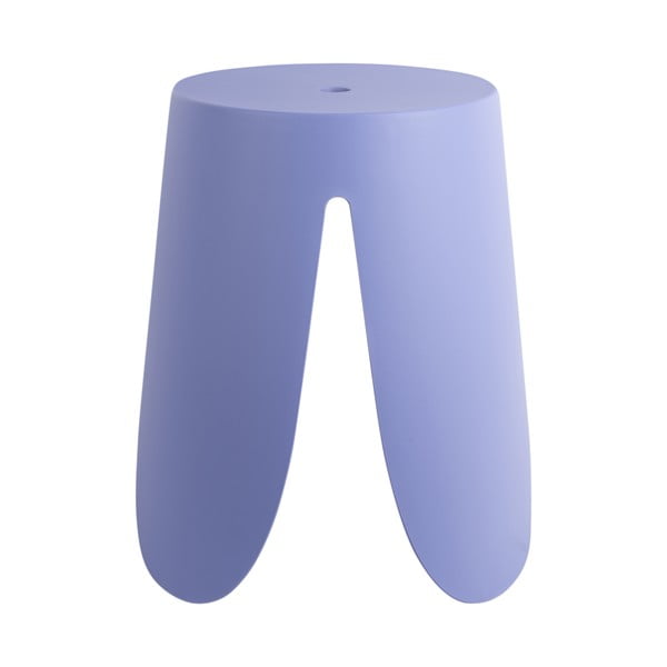 Fioletowy plastikowy stołek Ravish – Leitmotiv-image-2