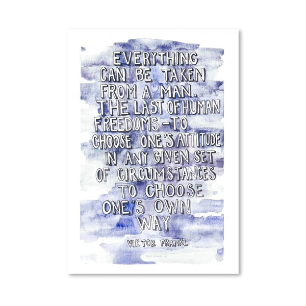 Plakat Viktor Frankl, 30x42 cm