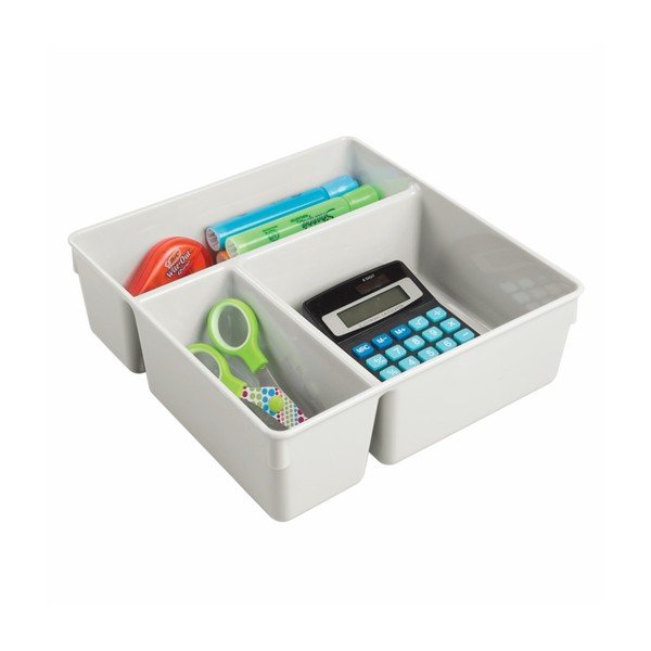 Biały organizer InterDesign Clarity Clean-image-3
