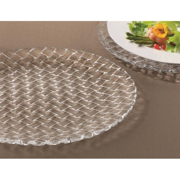 Zestaw 2 talerzy ze szkła kryształowego Nachtmann Bossa Nova, ⌀ 23 cm-image-1