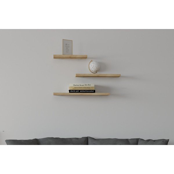 Półka w dekorze dębu zestaw 3 szt. Leila – Kalune Design-image-4