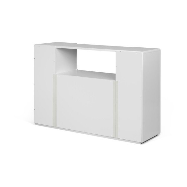 Biała komoda z połyskiem TemaHome Jade-image-1
