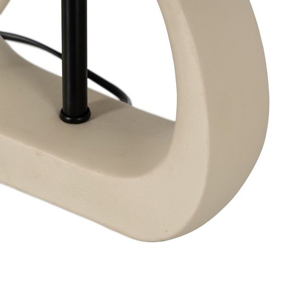 Beżowo-naturalna lampa stołowa z rattanowym kloszem (wysokość 37,5 cm) – Ixia-image-1