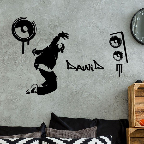 Naklejka ścienna z imieniem Ambiance Hip Hop-image-2