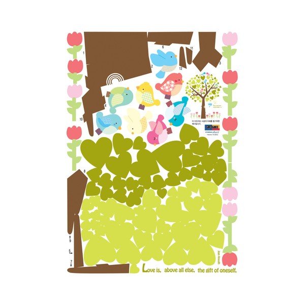 Naklejka Ambiance Tree With Hearts-image-1