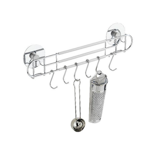 Wieszak samoprzyczepny z haczykami Wenko Turbo-Loc, do 40 kg-image-2