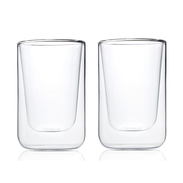 Szklanki z podwójną ścianką zestaw 2 szt. 250 ml Nero – Blomus