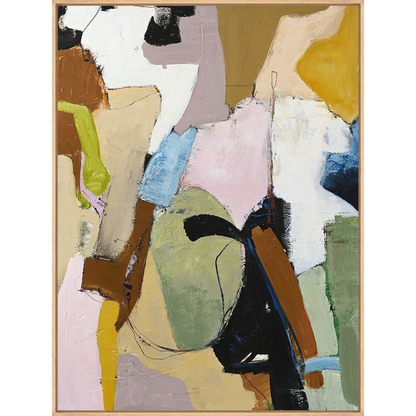 Obraz drukowany/z ręcznie malowanymi elementami z ramą w zestawie/na płótnie 93x117 cm Out Of Ordinary – Malerifabrikken