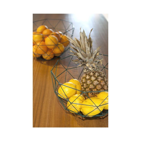 Zestaw 2 czarnych koszy na owoce Present Time Fruit-image-2