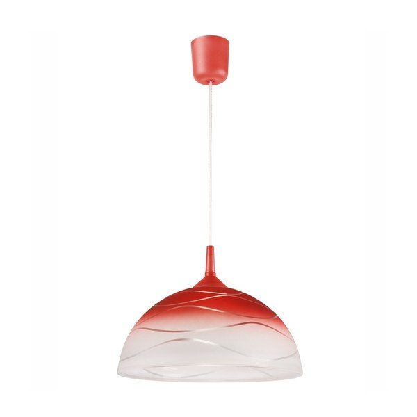 Czerwona lampa wisząca ø 30 cm Sfera – LAMKUR