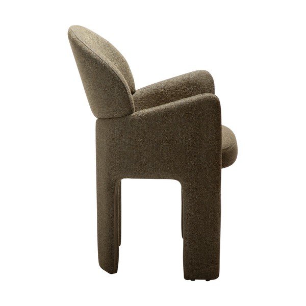 Fotel jadalniany z podłokietnikami w kolorze khaki Aole – DAN-FORM Denmark-image-2
