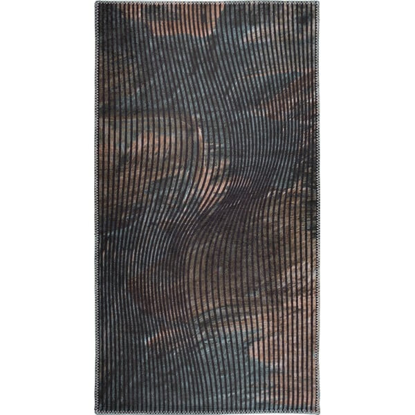Ciemnozielony dywan odpowiedni do prania 150x80 cm – Vitaus