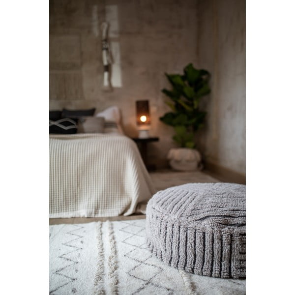 Kremowy wełniany dywan tkany ręcznie odpowiedni do prania 140x200 cm Lakota Day – Lorena Canals-image-3