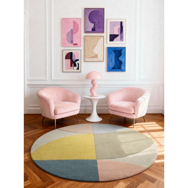 Wełniany okrągły dywan tkany ręcznie ø 200 cm Westminster Savile – Ted Baker-image-1