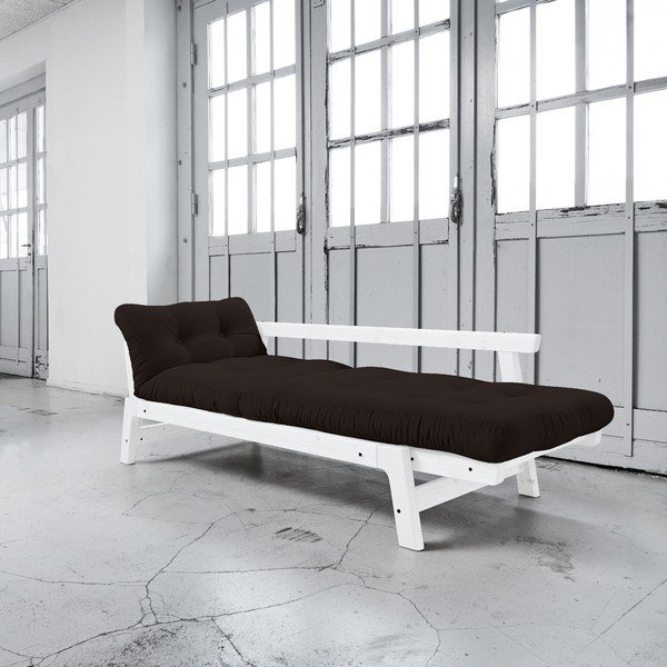 Sofa rozkładana Karup Step White/Brown-image-2