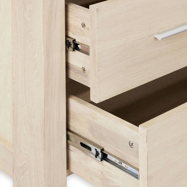 Witryna w dekorze dębu 100x190 cm Paris – Furnhouse-image-4