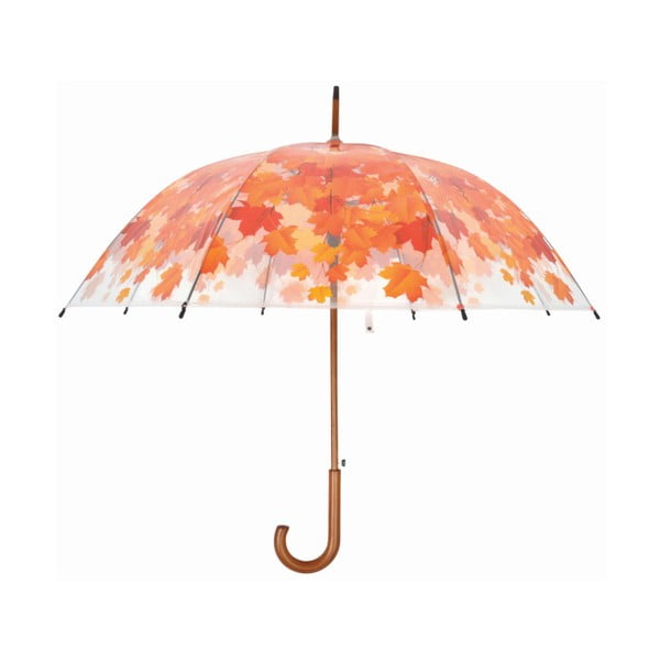 Przezroczysty parasol Esschert Design Ambiance Birdcage Fall Leaves, ⌀ 93 cm