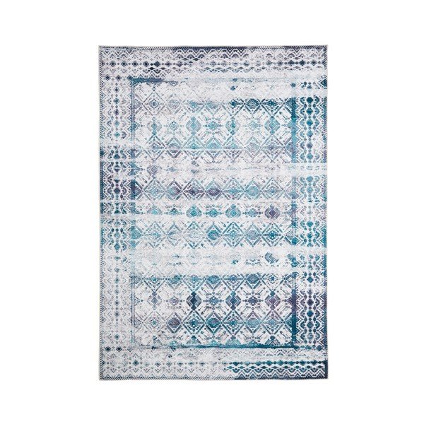 Jasnoniebieski dywan Floorita Kilim, 80x150 cm
