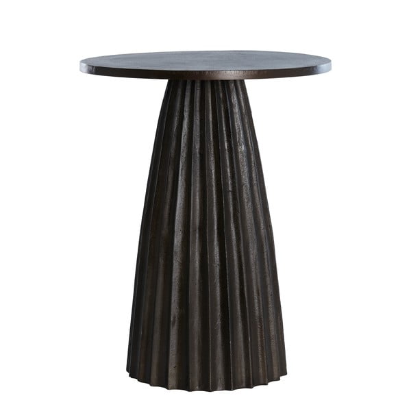 Metalowy okrągły stolik ø 40 cm Veglia – Light & Living