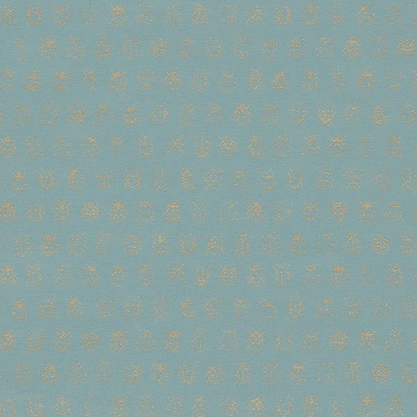 Szaro-niebieska tapeta z włókna szklanego Pip Studio Bugs