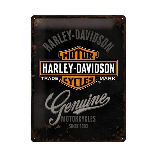 Blaszana tabliczka Harley Motorcycles, 30x40 cm