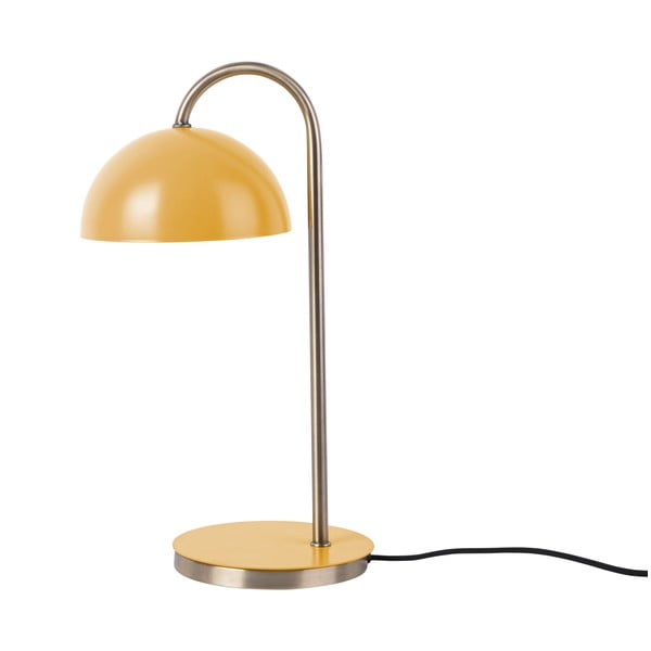 Ochrowożółta lampa stołowa Leitmotiv Decova