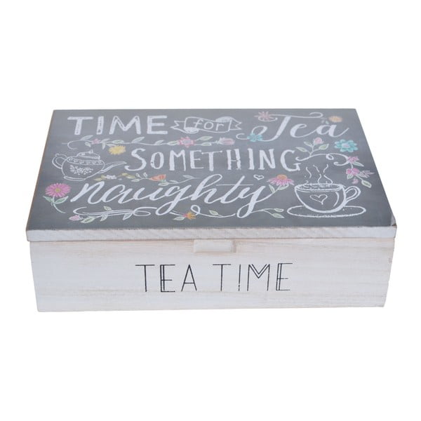 Pudełko na herbatę Ewax Tea Time Please, 16x24 cm