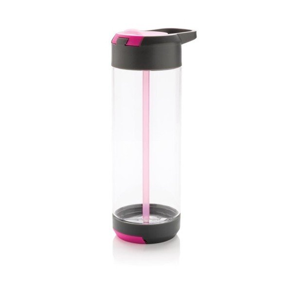 Różowa butelka z uchwytem na telefon XD Design, 700 ml