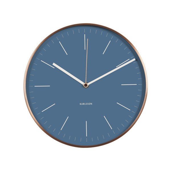 Niebieski zegar Present Time Minimal Jeans-image-1