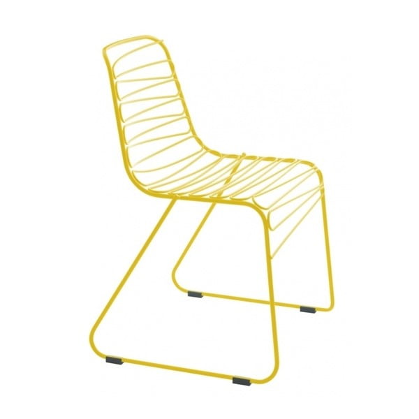 Żółte krzesło Magis Flux