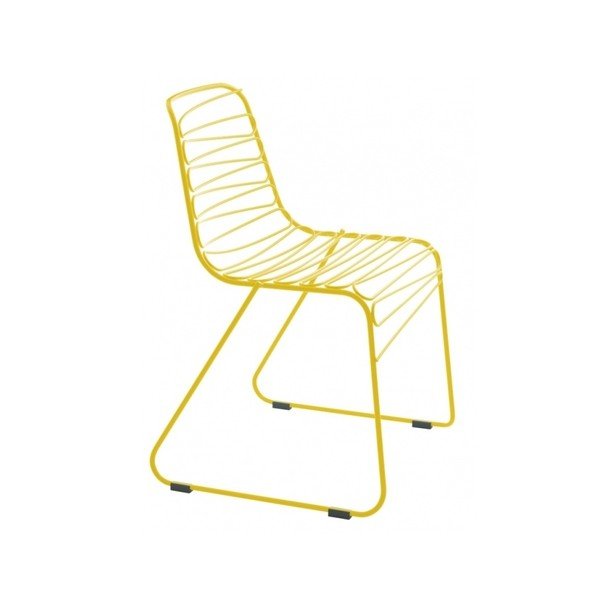 Żółte krzesło Magis Flux