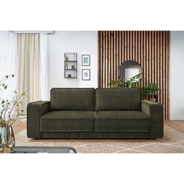 Zielona sofa rozkładana Emile – Bobochic Paris-image-1
