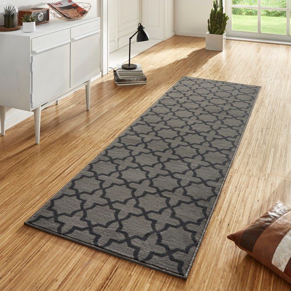 Szary chodnik 350x80 cm Glam – Hanse Home-image-1