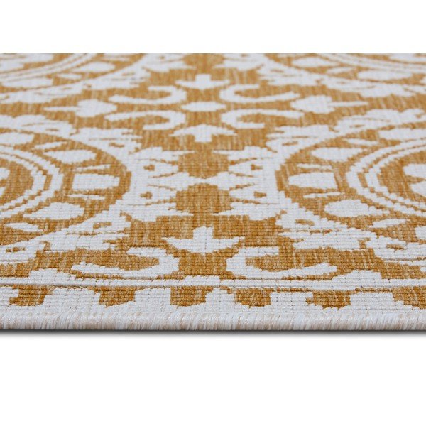 Żółto-biały dywan odpowiedni na zewnątrz 80x250 cm Jardin – NORTHRUGS-image-4